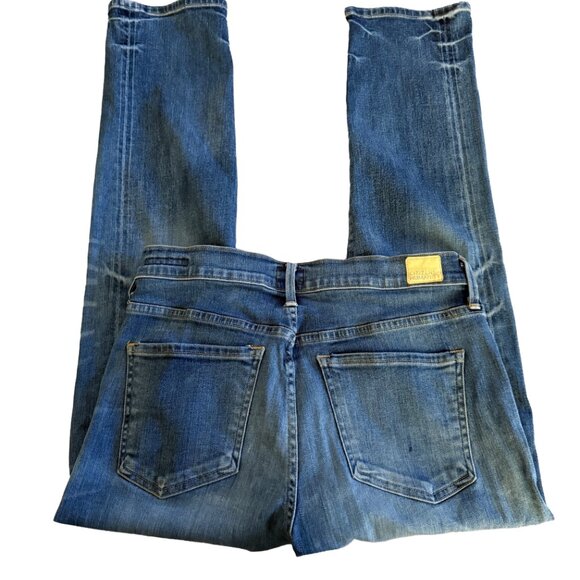 Citizens of Humanity Women's 26 Emerson Slim Boyfriend Distressed Blue Jeans - Picture 4 of 7